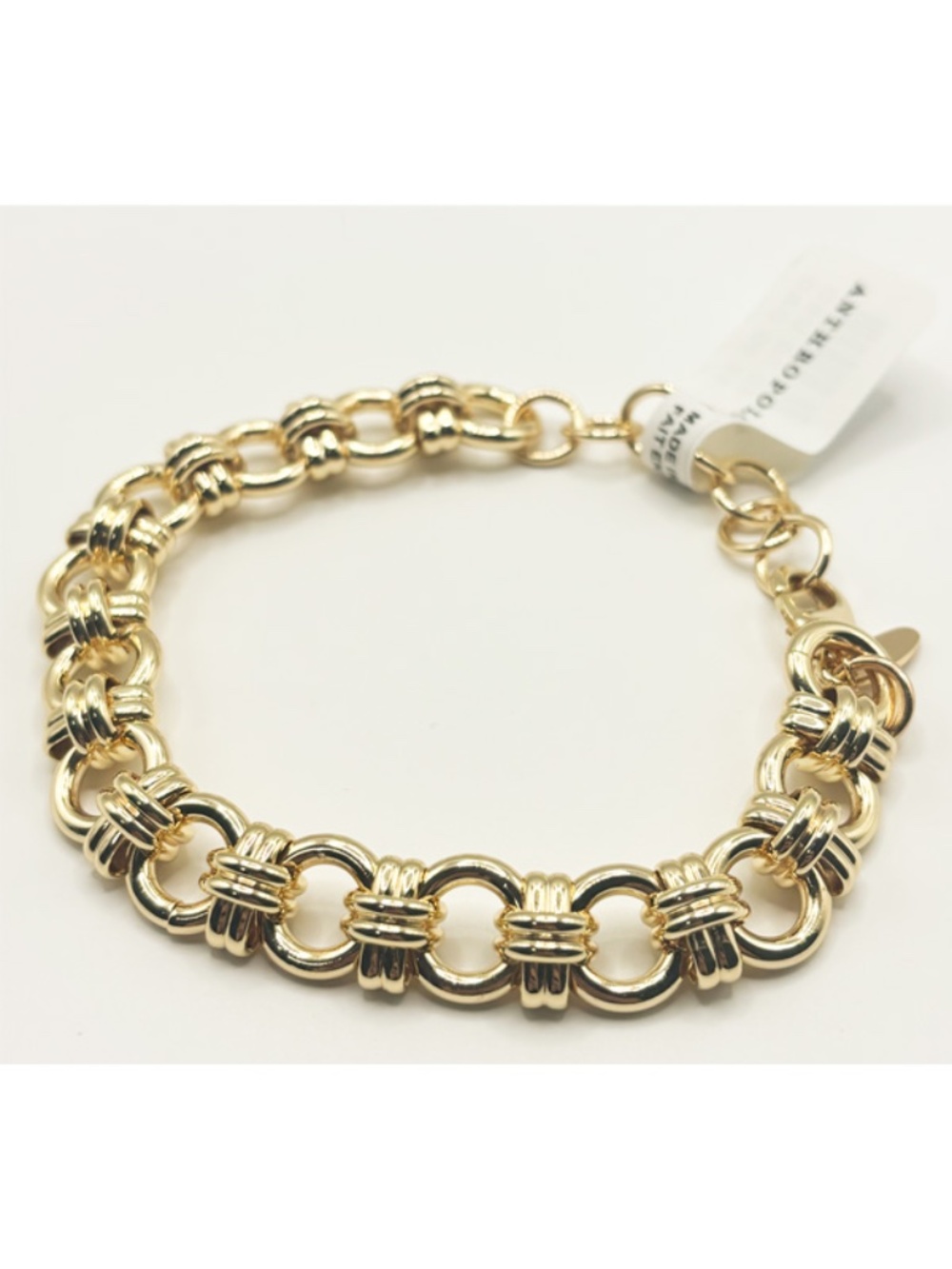 NWT Anthropologie circle toggle adjustable bracelet